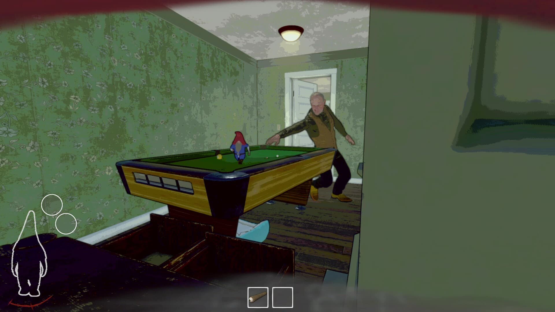 Interior exploration with loot targets