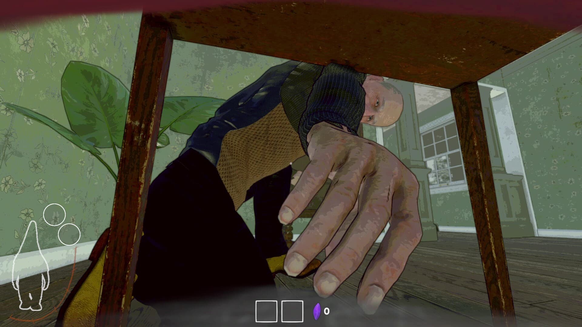 Outdoor approach to a manor heist